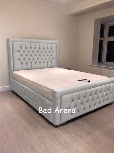 Plush velvet cambridge bed - velvet,