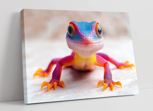 Cute bright rainbow lizard - bright,