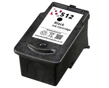 Refilled PG 512 Black Ink
