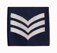 Pair of Official Sergeant Royal Air Force Rank Slides  RAF ( NEW SGT