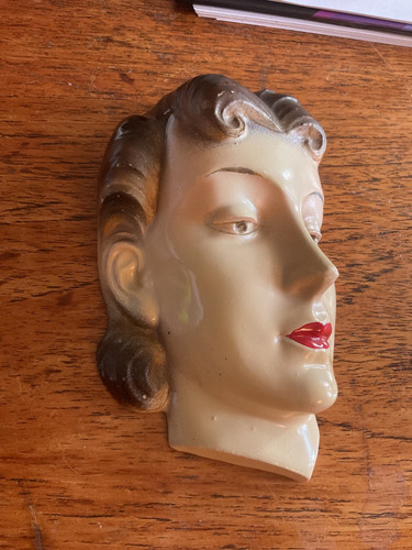Art deco wall mask
