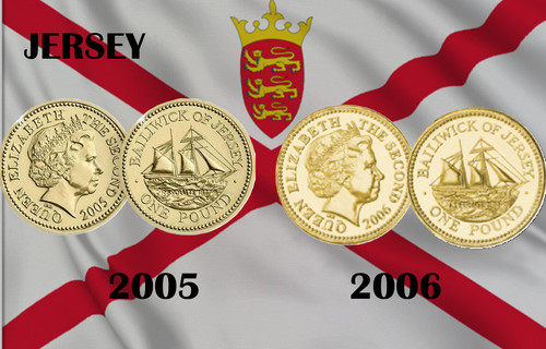 Jersey coin 1 - £1, pound