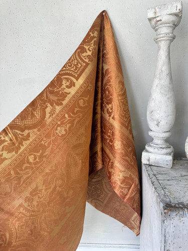 1800 61x20 antique silk - 1800’s,