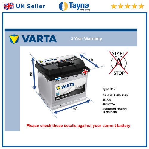 Battery fits vauxhall adam - fits,