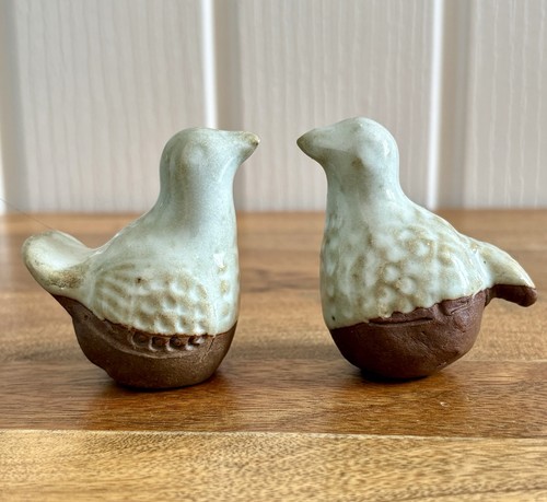 Two small hand made - two, glazed