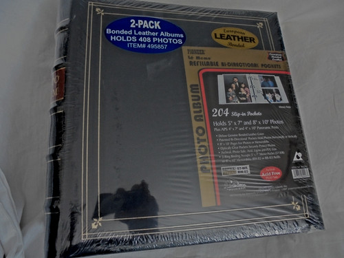 Vintage bonded leather photo - bonded,
