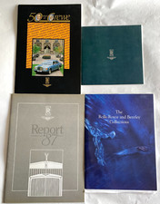 Rolls Royce Bentley Cars Annual Report Accessory Collection Brochure x 4