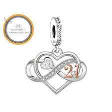 21st Charm For Bracelet