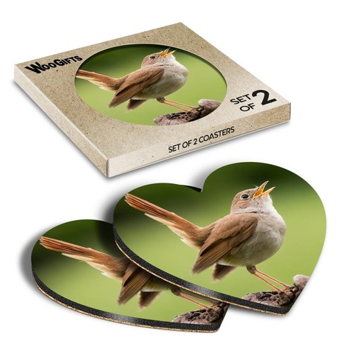 Heart mdf coaster common - coaster,