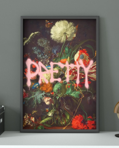 Pretty flowers vase - pretty,