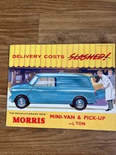 Morris MK1 Mini Van / Pickup original sales brochure