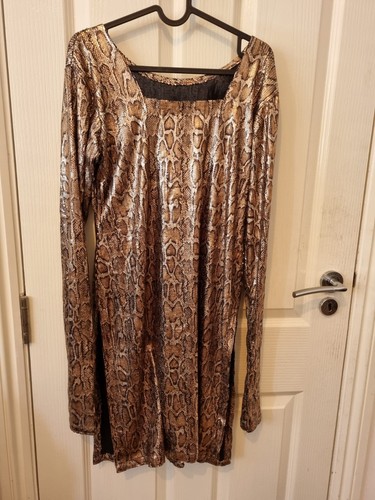 Snakeskin metallic spandex - snakeskin,