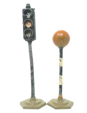 JOHILLCO LEAD TRAFFIC LIGHT & BELISHA BEACON RARE PRE-WAR ISSUE