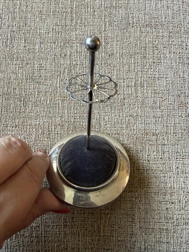 Edwardian silver hat pin - silver,