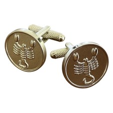 Scorpio Cufflinks - Onyx Art