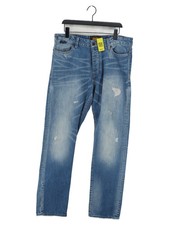 Superdry Men's Jeans W 36 in Blue 100% Cotton Straight