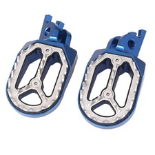 Blue Shark Teeth Foot Pegs For