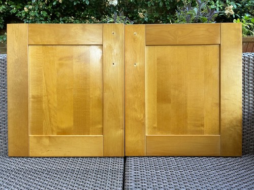 Plain solid beech ikea kitchen - beech,