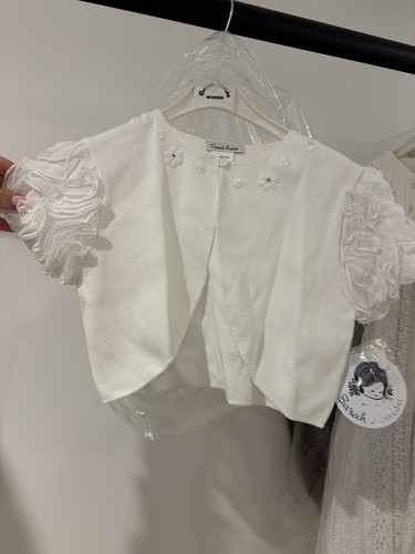 Girls cardigan with ruffle - girls,