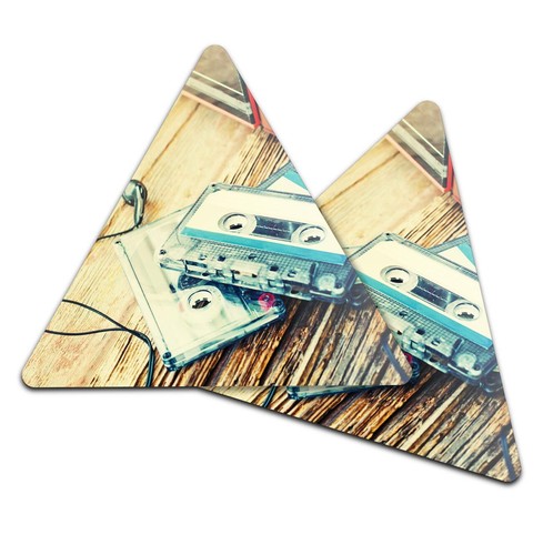 Triangle mdf coaster old - triangle,