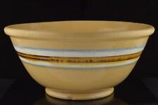 YELLOW WARE BANDED BOWL-1800'S