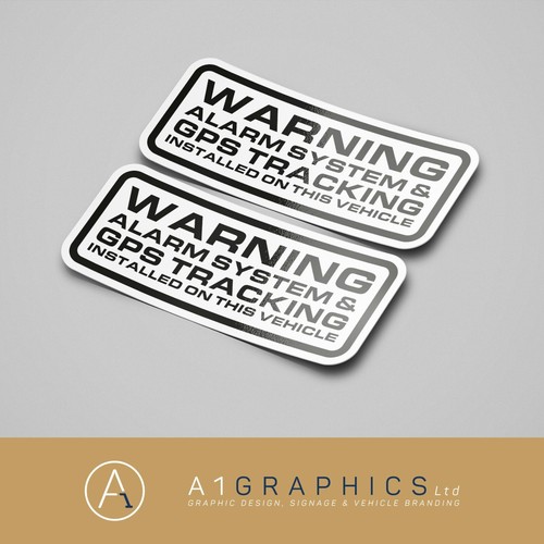 Warning alarm system printed - system,