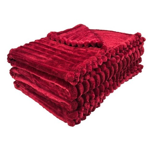 Chunky cord ribbed throw over - cord,
