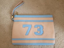 Anna Smith Faux Leather Large Clutch Bag Purse Wristlet