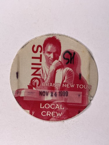 Sting backstage pass ticket - pass,