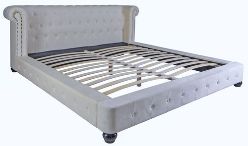 Velvet bed 180 - x, cm