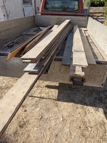Reclaimed pine floorboards - ,