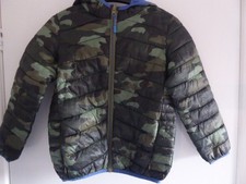 M&S Boys Camouflage Quilted