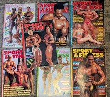 Sport & Fitness Bodybuilding Magazine 1988 7 Issues Vintage Muscle Mag