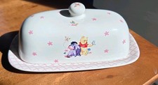 Vintage Retro Winnie The Pooh And Eeyore Butter Dish Ceramic The Disney Store
