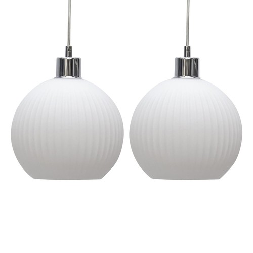 Set white ribbed - of, 2