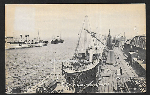 Early essex postcard ships - early,
