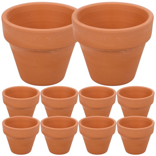 Pcs mini terracotta pots - terracotta,
