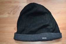 Lonsdale thermal Beanie/Bobble hat, Black, Used Condition