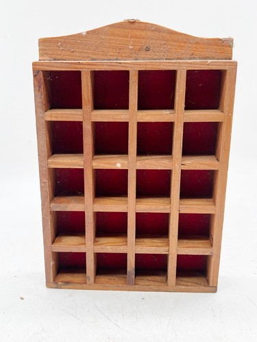 Vintage wooden thimble rack - wooden,