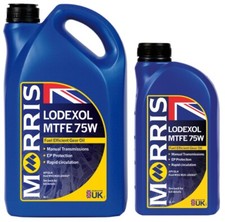 Morris Lubricants Lodexol MTFE 75W GL4 Fuel Efficient Automotive Gear Oil