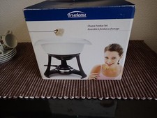 QUALITY NEW BOXED UNUSED TRUDEAU FONDUE SET - QUALITY CERAMIC BOWL - LOOK