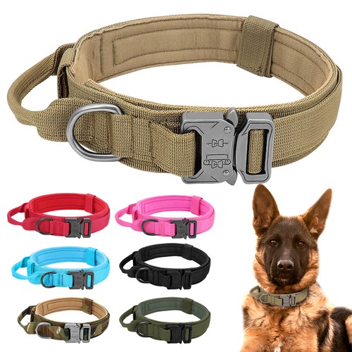 Tactical dog collar adjustable - tactical,