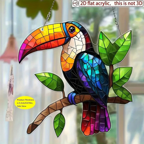 Colourful toucan bird panel - toucan,