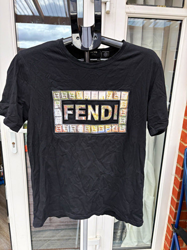 Fendi men black logo - black,