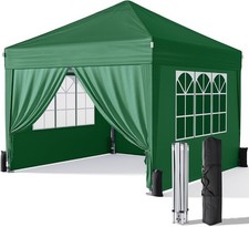 Pop Up Gazebo Dark Green 3x3m 4 Sand Bags and Carrybag Waterproof -FOR AUCTION-