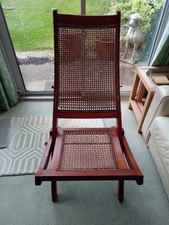 Antique vintage campaign chair