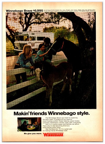 Vintage 1974 winnedago - vintage,