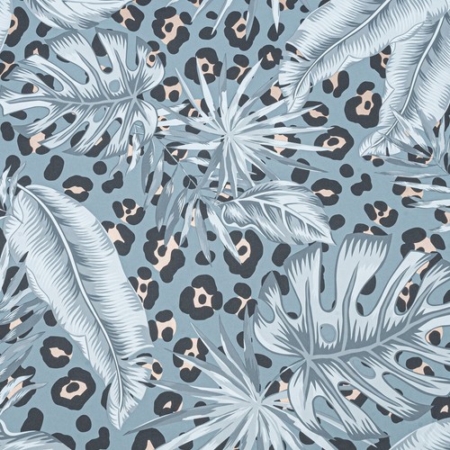 Blue grey tropical - grey, wallpaper