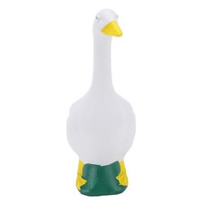 White Goose Statue 18cm Resin