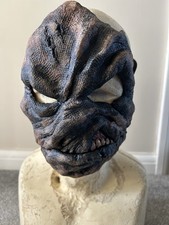 Horror Halloween Latex Evil Pumpkin Face Mask With Moving Mouth